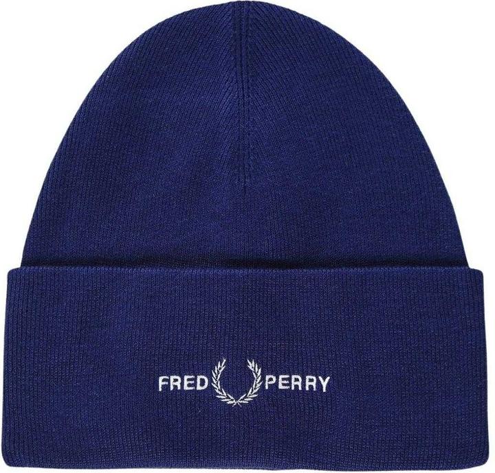 Actual product image Fred Perry Unisex Adult Graphic Logo Beanie (One size)