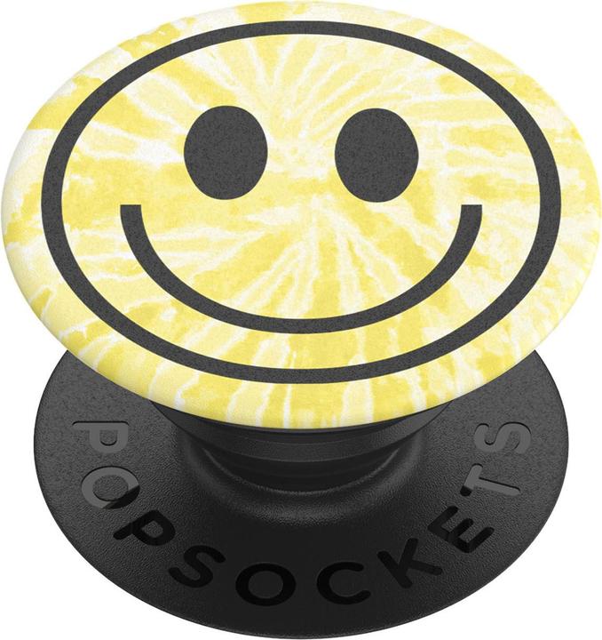 Actual product image PopSockets PopGrip Tie Dye Smiley