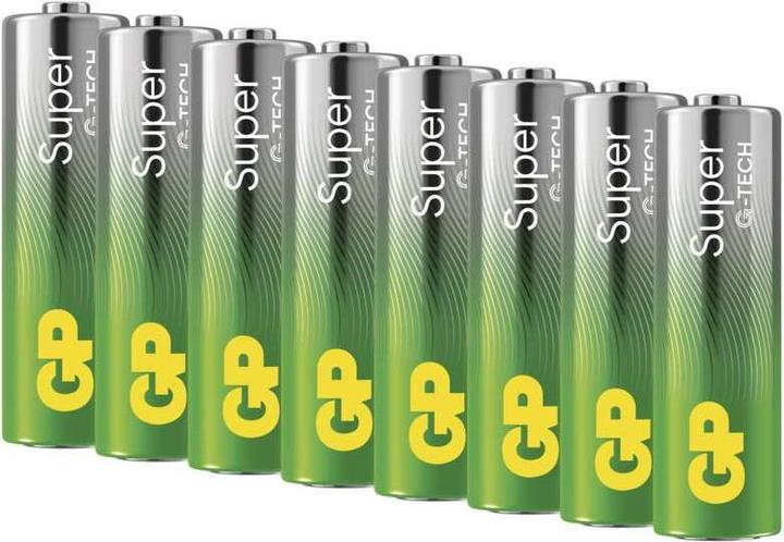 Produktbild GP Batteries LR6 8BL GP Super Alkaline (G-TECH) (8 Stk., AA)