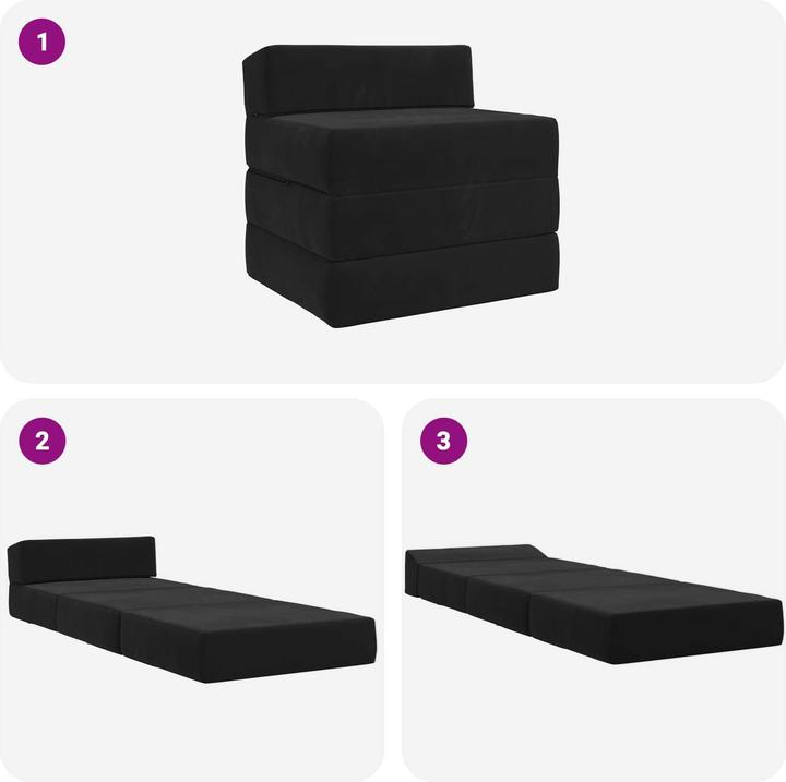Produktbild vidaXL Klappsofa Bett
