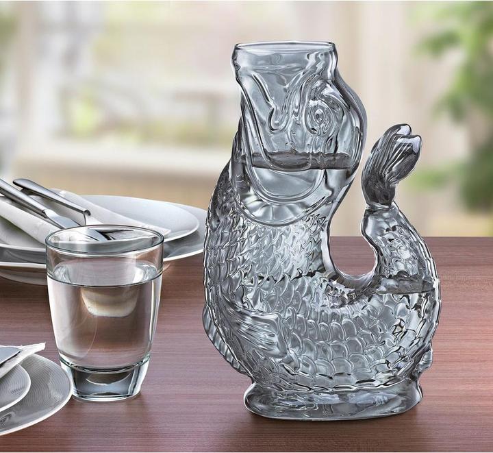 Produktbild Cilio NEMO Wasserkaraffe grau 10x15,5x23cm (1.20 l)