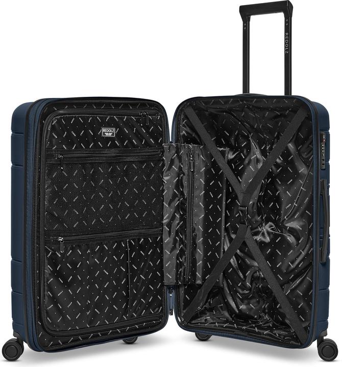 Immagine prodotto Redolz Essentials 11 4 Rollen Trolley 66 cm mit Dehnfalte (80 l, L (90 - 115l))
