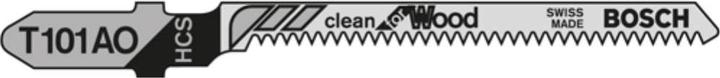 Produktbild Bosch Professional Zubehör Stichsägeblatt T 101 AO Clean for Wood, 5er-Pack