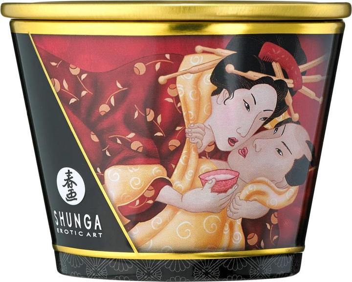 Produktbild Shunga Massagekerze Erdbeerwein (170 ml)