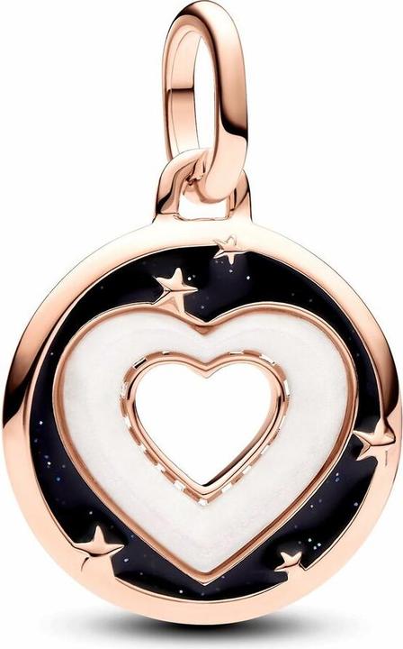 Image du produit Pandora ME Coeurs Médaillon Charm (Métal, plaqué or rose, Émail)
