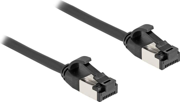 Produktbild Delock RJ45 Kabel Stecker zu Stecker Cat.8.1 flexibel 2 m schwarz (U/FTP, CAT8.1, 2 m)