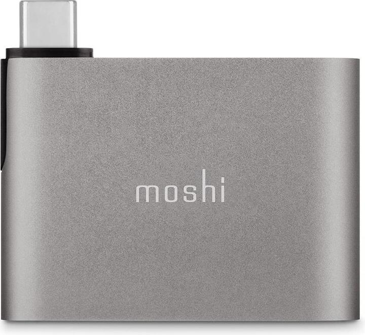 Immagine prodotto Moshi Adattatore compatto da USB-C a HDMI con HDR e ricarica tramite USB PD - Grigio Titanio (0.14 m)