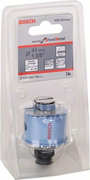 Actual product image Bosch Professional Zubehör Hole Saw Special Sheet Metal, 41 mm, 1 5/8-inch (41 mm)