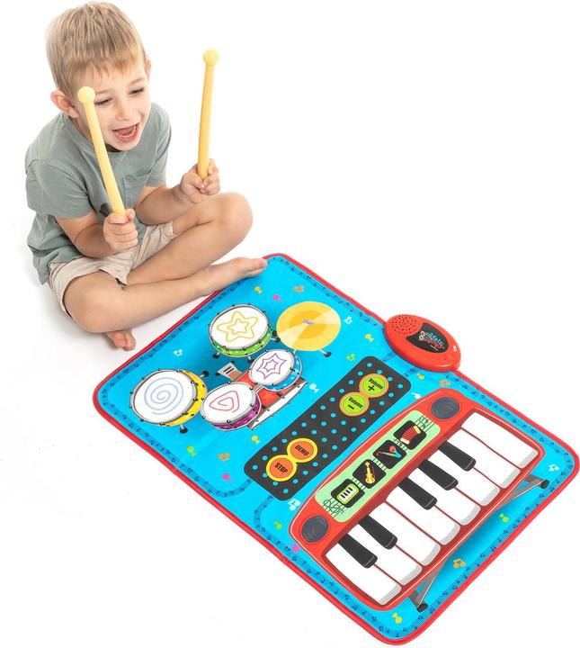 Produktbild InnovaGoods 2 in 1 Spielmatte Beats'n'Tunes (Bulgarisch, Dänisch, Deutsch, Englisch, Estnisch, Finnisch, Französisch, Griechisch, Italienisch, Kroatisch, Lettisch, Litauisch, Niederländisch, Norwegisch, Polnisch, Portugiesisch, Rumänisch, Russisch, Schwedisch, Slowakisch, Slowenisch, Spanisch, Tschechisch, Ungarisch)