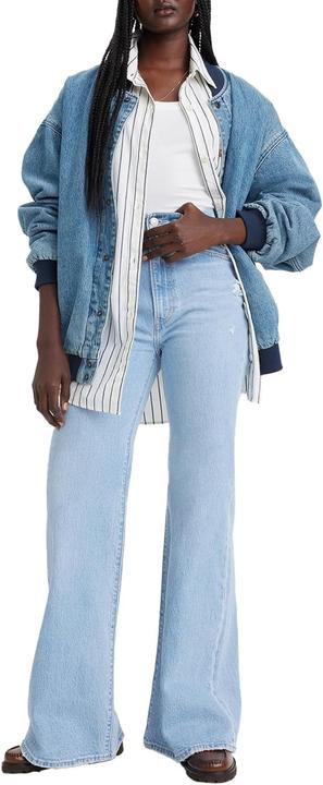 Produktbild Levis Ribcage Bells Medium Indigo - Worn In (W31/L32)