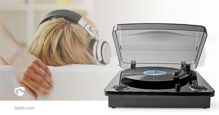 Immagine prodotto Nedis Giradischi, Altoparlanti 18W, Bluetooth, Porta di memoria USB (Manuale)