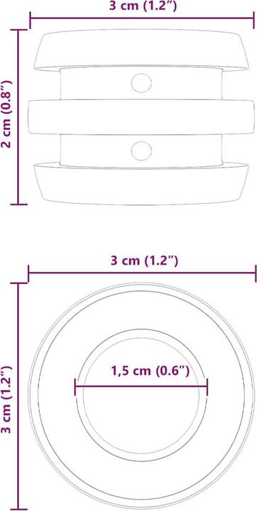Actual product image vidaXL Tischfussball Zubehör