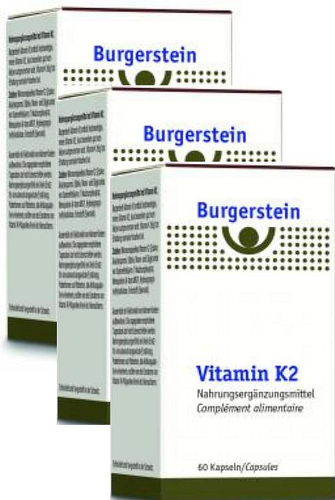Valori nutrizionali e ingredienti Burgerstein Vitamina K2 (60 pz., Pillole, 22 g)