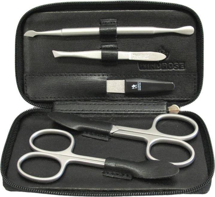 Produktbild Windrose Ambiance Manicure-Set 12 cm Leder