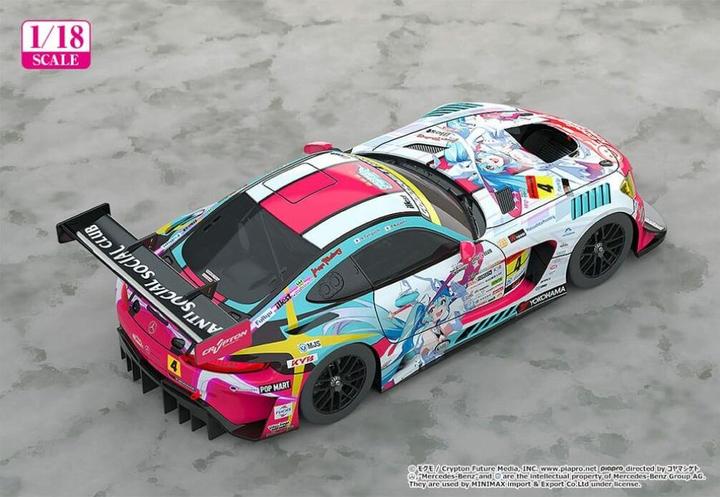 Immagine prodotto Good Smile Company Hatsune Miku GT Project veicolo 1/18 Hatsune Miku AMG 2024 Season Opening Ver. 26 cm