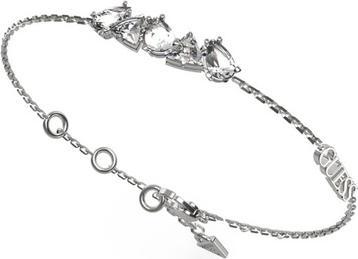 Actual product image Guess Elegant Steel Bracelet With Zircons Wonderlights Jubb04405jwrh