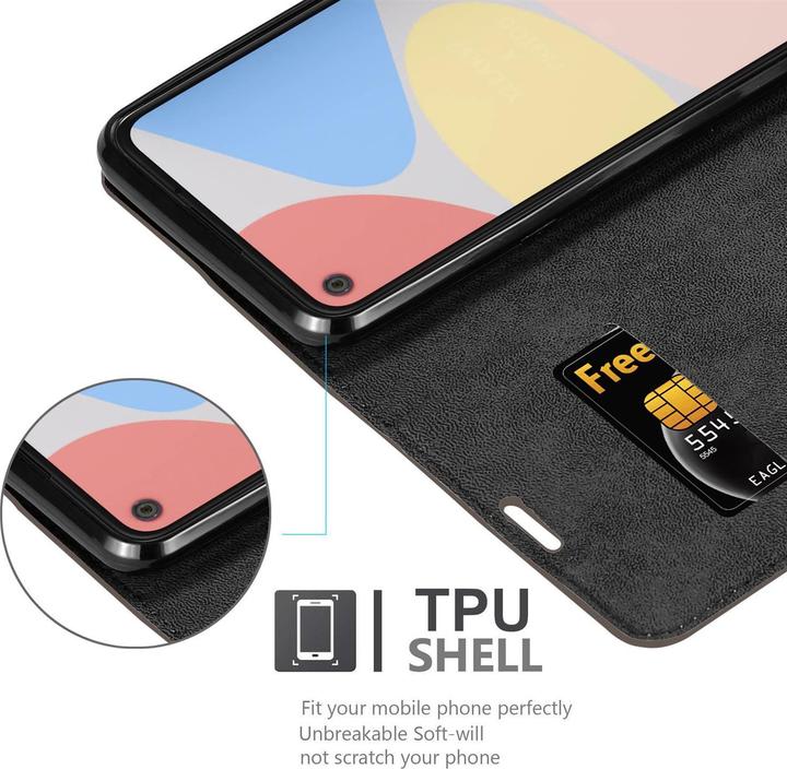 Produktbild Cadorabo Book Invisible Magnet Cover (Google Pixel 4a)