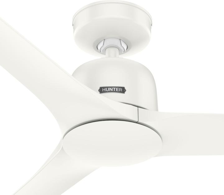 Produktbild Hunter Fans Deckenventilator Athens Weiss mit Fernbedienung (44 dB)