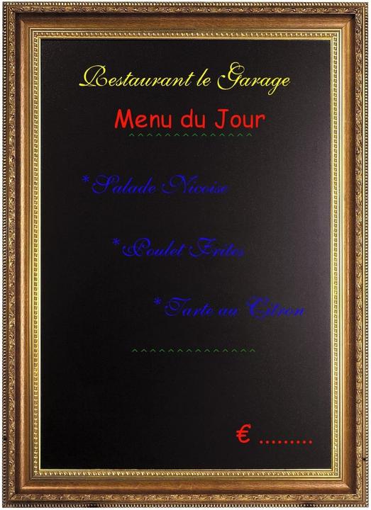 Immagine prodotto Securit Lavagna ORO, con cornice d'oro incisa (65 x 85 cm)