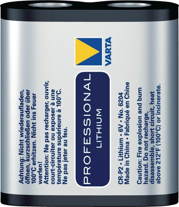 Image du produit Varta Photo Lithium (1 pcs, CRP2, 1450 mAh)