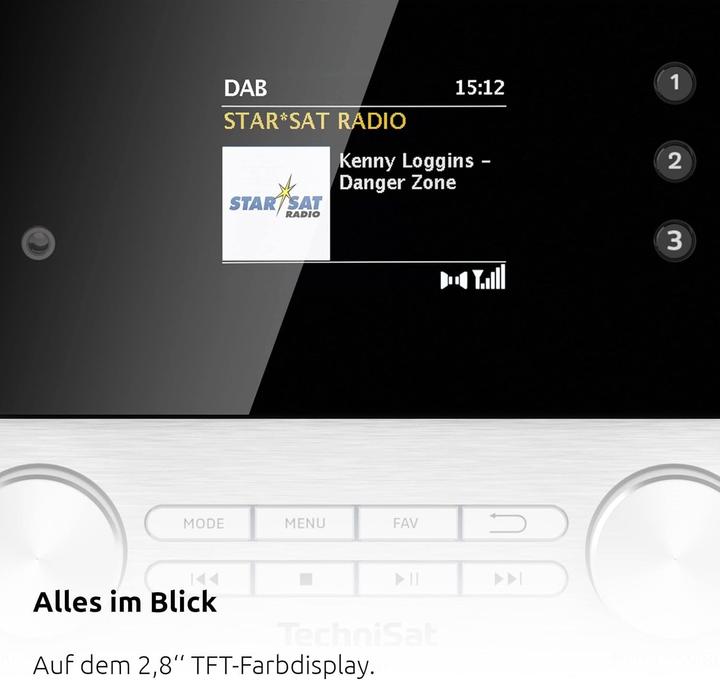 Actual product image TechniSat DigitRadio 4 C (DAB+, FM, Bluetooth)