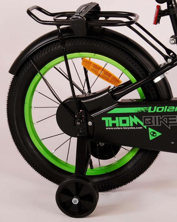 Actual product image Volare Thombike Kinderfiets - Jongens - 16 inch - Zwart Groen (16")