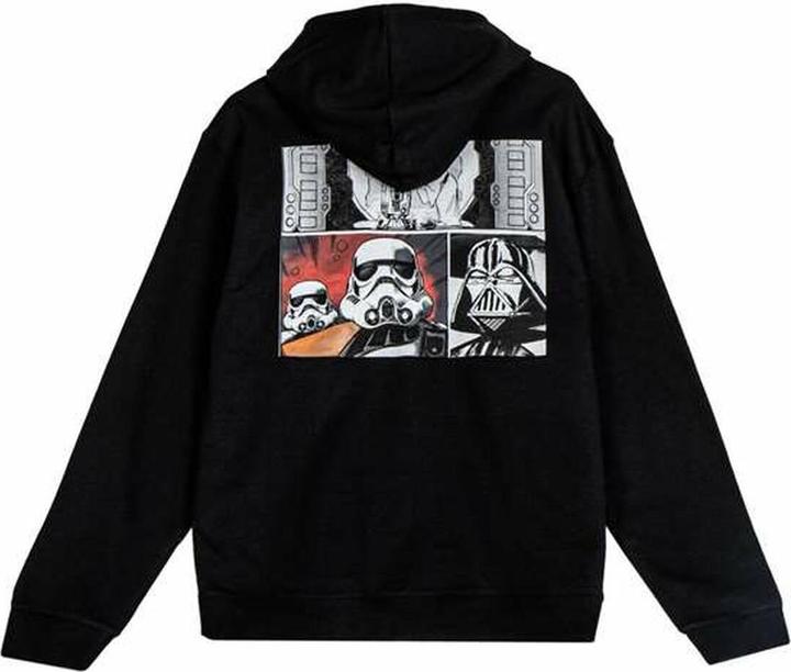 Produktbild Star Wars Unisex Sweater Mit Kapuze Schwarz (M)