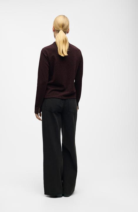 Immagine prodotto Object Glitzer Oberteil mit langen Ärmeln (S)