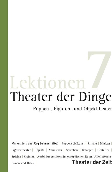 Produktbild Theater der Dinge (Deutsch, Jörg Lehmann, Markus Joss, 2016)