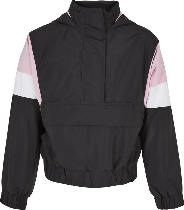 Actual product image Urban Classics Girls Light 3-Tone Pull Over Jacket (110, 116)