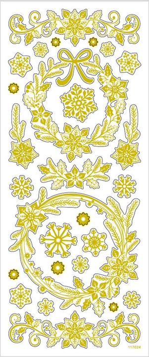 Produktbild Creativ Company Weihnachtssticker gold
