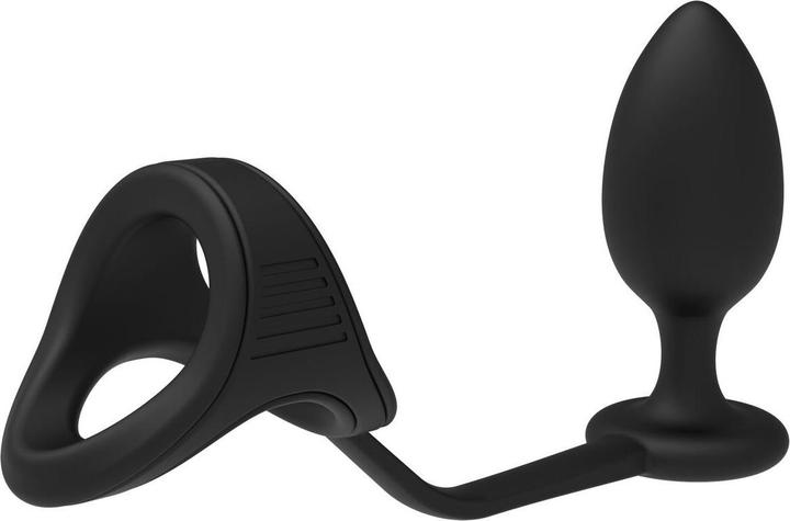 Produktbild Dreamtoys Dream Toys Ramrod Cockstrap With Anal Plug Black 10 cm