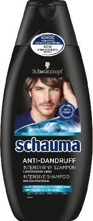 Actual product image Schwarzkopf Schauma Intensives Anti-Schuppen-Haarshampoo für Männer 400ml (400 ml, Liquid shampoo)