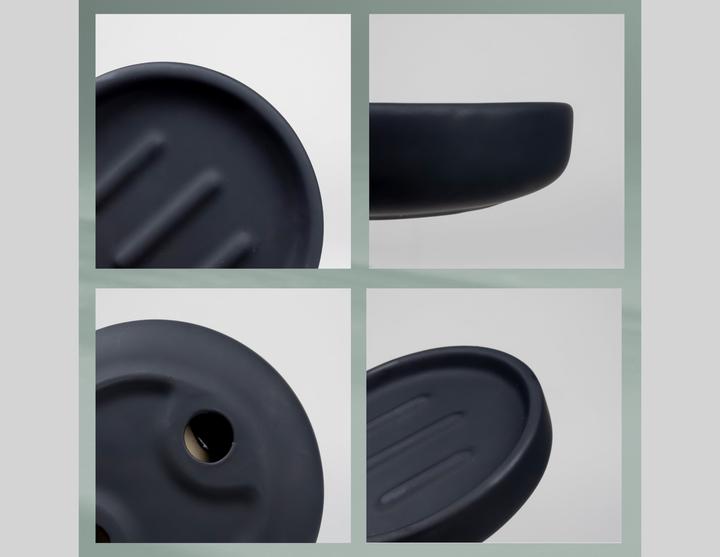 Produktbild Kela Seifenschale Sana Schwarz, Detailfarbe: Schwarz