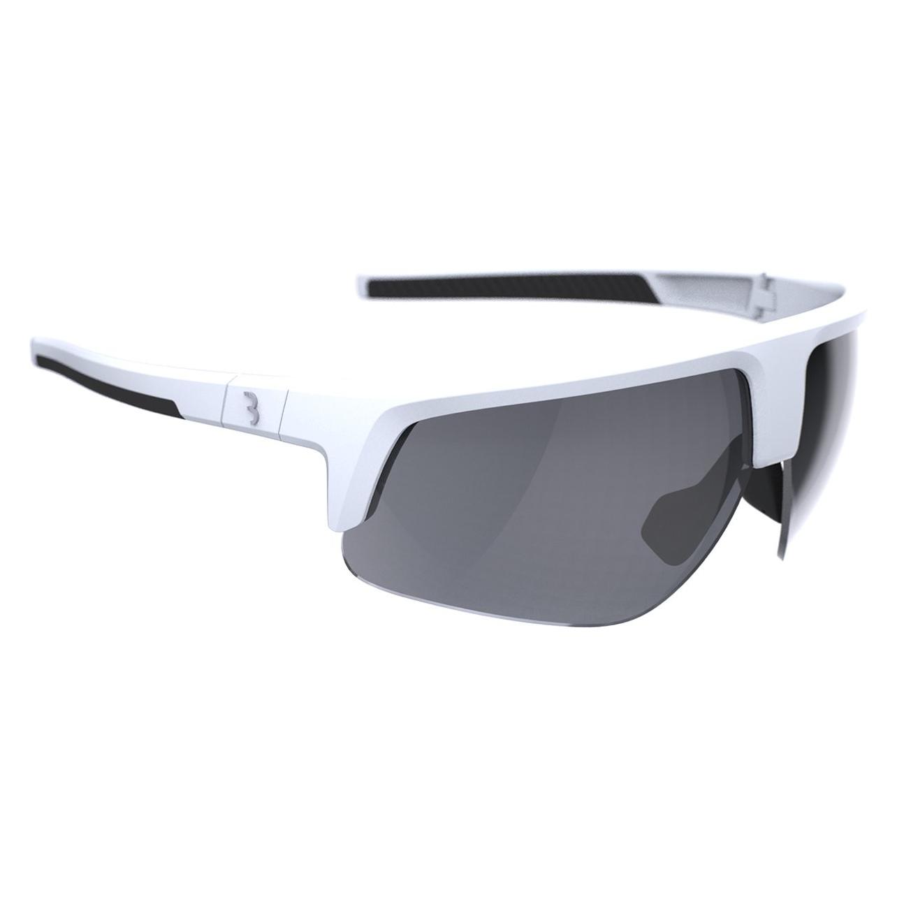 Bbb, Unisex, Sportbrille, Comet (Rauchglas, Weiss, Transparent, White Smoke Flash Mirror), Transparent, Weiss, Grau