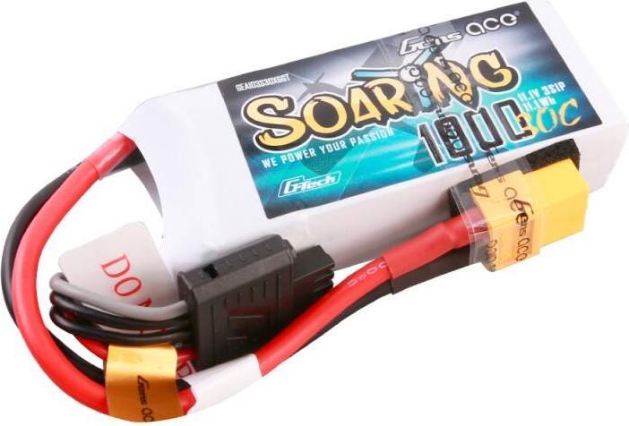 Produktbild Gens Ace G-Tech Soaring 1000mAh 11.1V 30C 3S1P Lipo Battery (11.10 V, 1000 mAh)