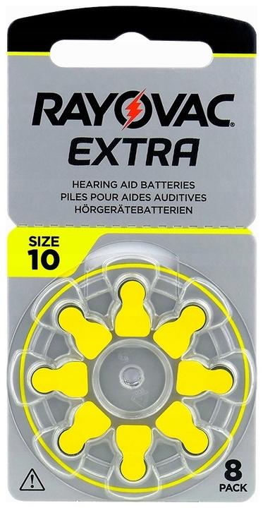 Actual product image Rayovac Battery Zinc Air, 10, 1.4V (8 pcs., 10, 105 mAh)