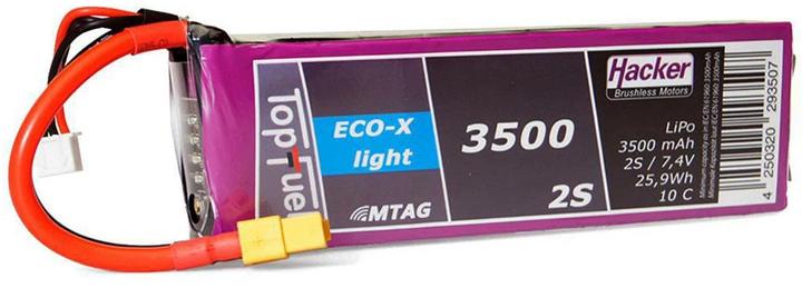 Immagine prodotto Hacker Batteria LiPo 0C (7.40 V, 3500 mAh)