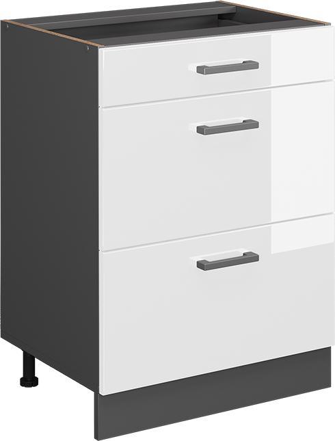 Charcoal, White, White High Gloss