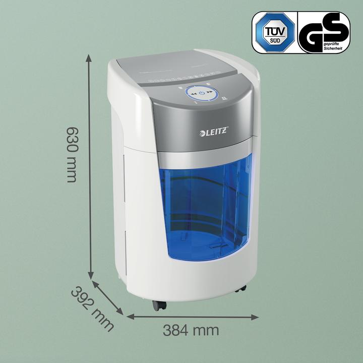 Actual product image Leitz Shredder IQ OptiMax Small Office 350 P5 (Particle cut)