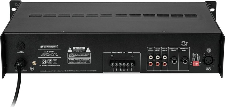 Produktbild Omnitronic MA-60P ELA-Mischverstärker (Verstärker)