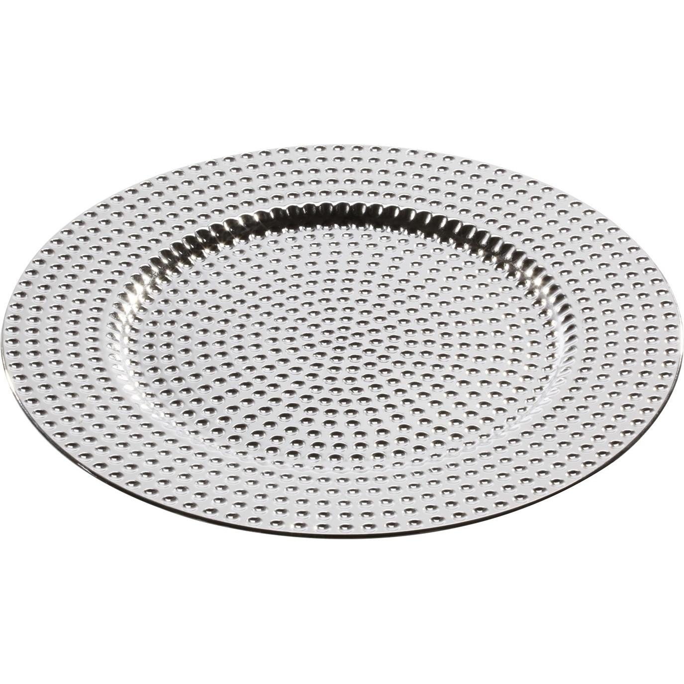 Thumbnail - HTI-Living Dekoteller Glamour Ø 33 cm, Teller, Silber