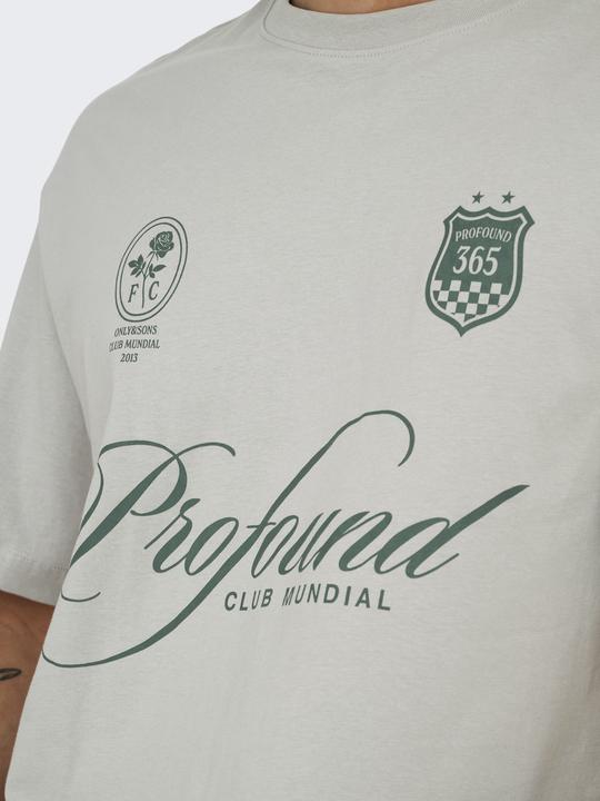 Actual product image Only & Sons Onskeane Rlx Ss Print Tee Noos (L)