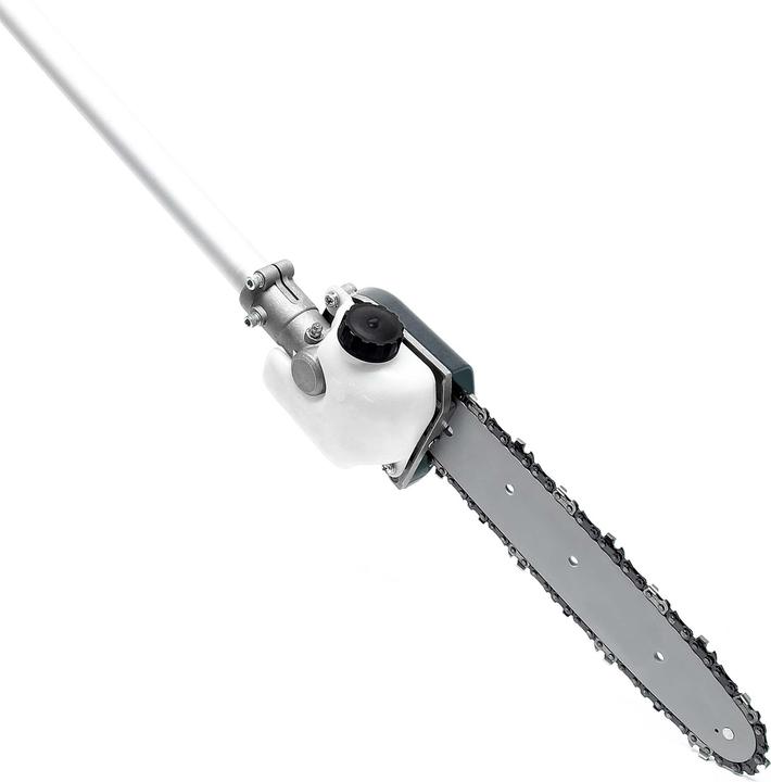 Produktbild Wiltec 5in1 Benzin Multitool 1,76PS Rasentrimmer Heckenschere Hochentaster Sense Garten (Metallschneideblatt)