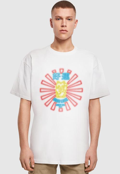 Produktbild Merchcode TORC Ramen - Neon Lucky Cat Heavy Oversize Tee - 197379 (M)