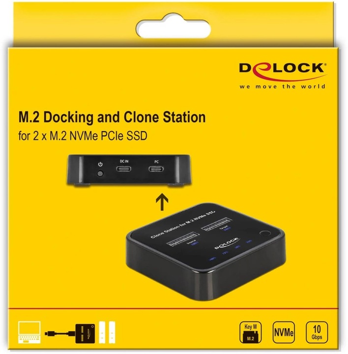 Produktbild Delock Docking- und Klonstation