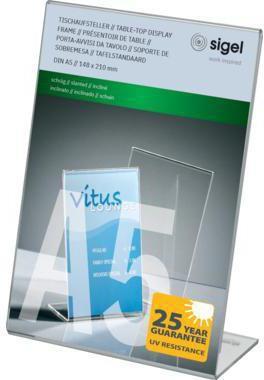 Image du produit Sigel Présentoir d'information d'un côté (A5)