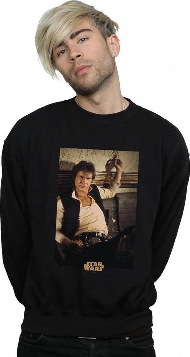 Actual product image Star Wars Mens Han Solo Mos Eisley Sweatshirt (M)