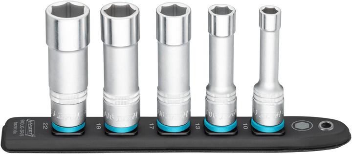 Actual product image HAZET Haze Rail 1/2" hexagonal long 5-way (19 mm, 22 mm, 10 mm, 17 mm, 13 mm)