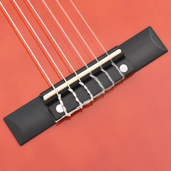 Actual product image vidaXL 8 Piece Classical Guitar Beginner Set (Acoustic guitar set, Nylon, Lime wood, Duroplastic plastics)